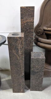 Polished Pink Granite Water Bollards